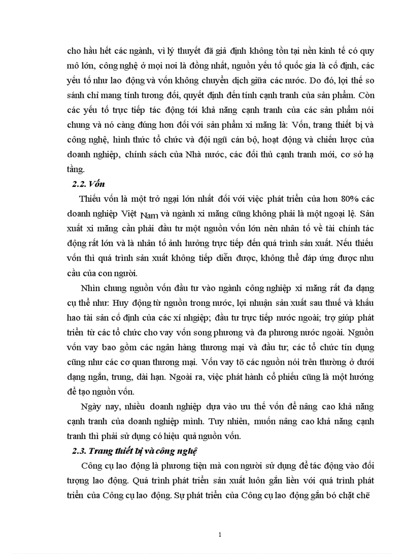 image for page Những giải pháp cơ bản nhằm nâng cao khả năng cạnh tranh của xi măng Việt Nam trong giai đoạn 2001 2010