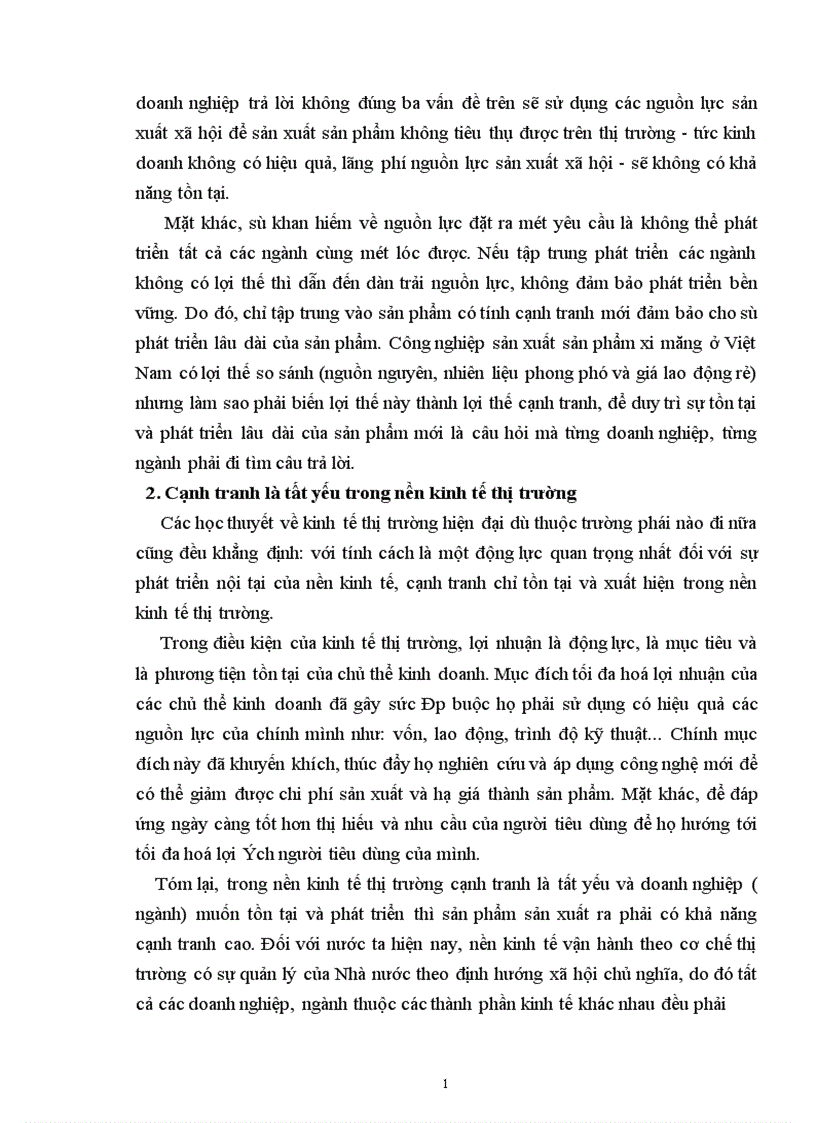 image for page Những giải pháp cơ bản nhằm nâng cao khả năng cạnh tranh của xi măng Việt Nam trong giai đoạn 2001 2010
