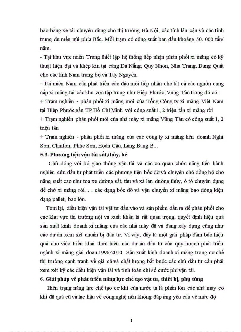 image for page Những giải pháp cơ bản nhằm nâng cao khả năng cạnh tranh của xi măng Việt Nam trong giai đoạn 2001 2010