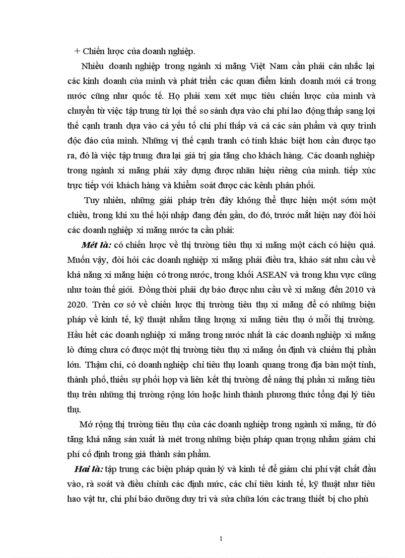 image for page Những giải pháp cơ bản nhằm nâng cao khả năng cạnh tranh của xi măng Việt Nam trong giai đoạn 2001 2010