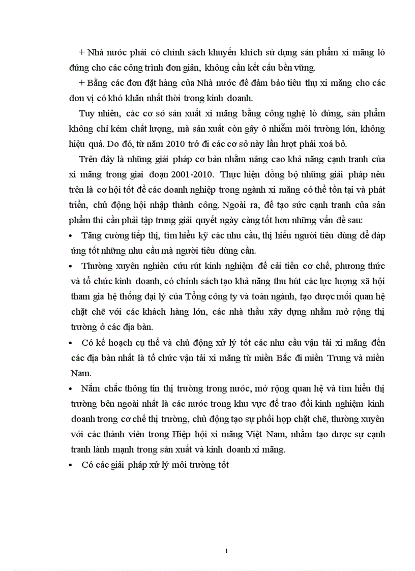 image for page Những giải pháp cơ bản nhằm nâng cao khả năng cạnh tranh của xi măng Việt Nam trong giai đoạn 2001 2010