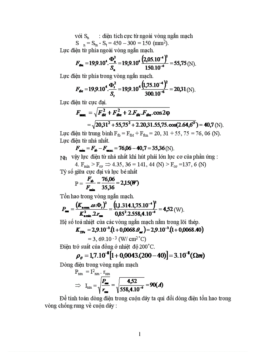 image for page Thiết kế khí cụ điện hạ áp công tắc tơ xoay chiều ba pha 1
