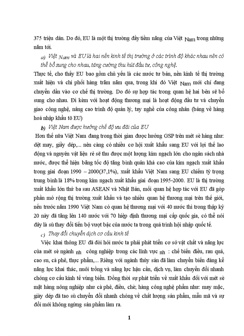 image for page Một số giải pháp thúc đẩy hoạt động xuất khẩu hàng hoá của Việt Nam sang thị trường EU giai đoạn 2001 2010