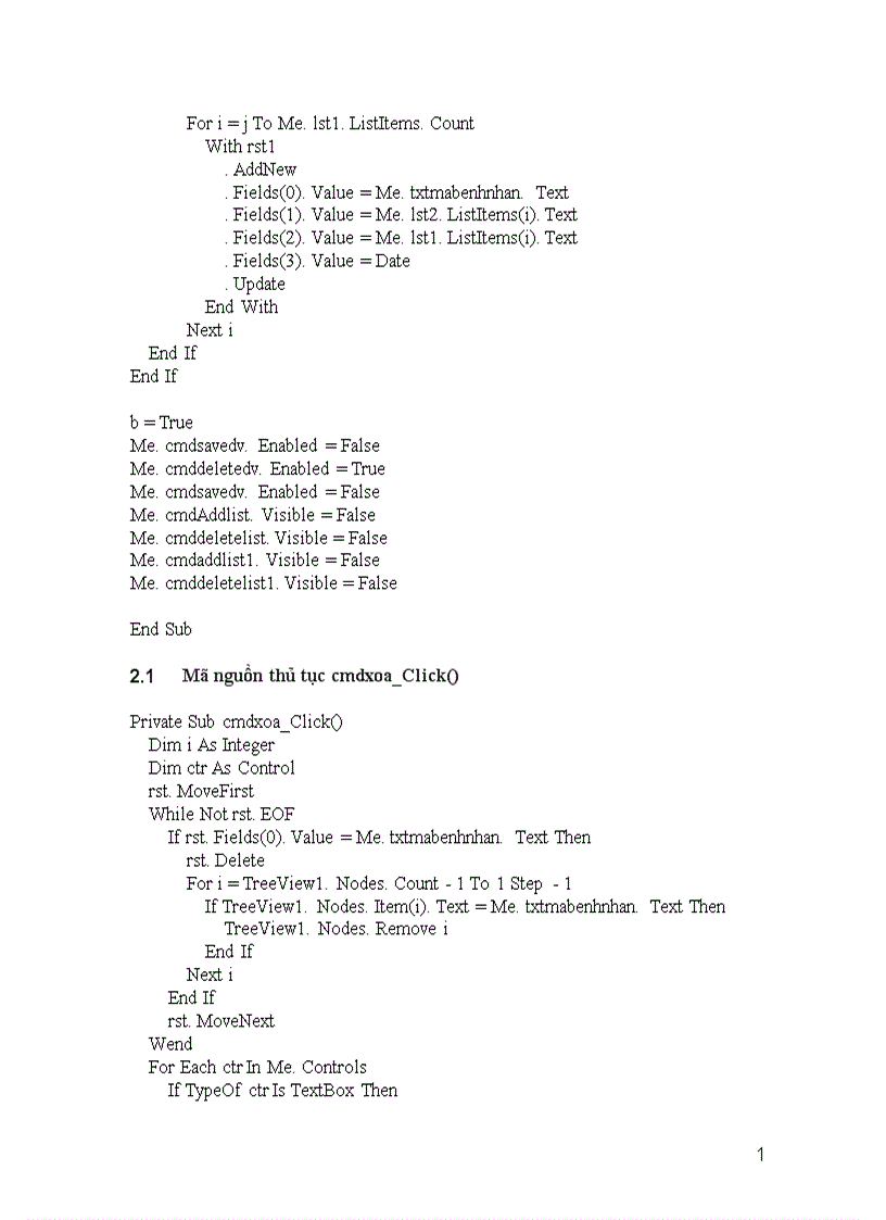 image for page Lập trình vớI ngôn ngữ Visual Basic