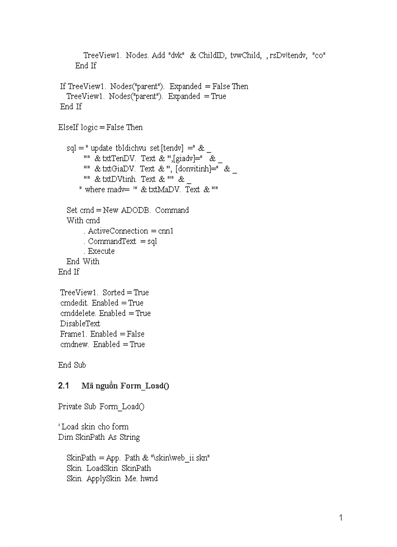 image for page Lập trình vớI ngôn ngữ Visual Basic