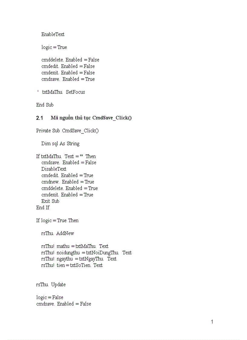 image for page Lập trình vớI ngôn ngữ Visual Basic