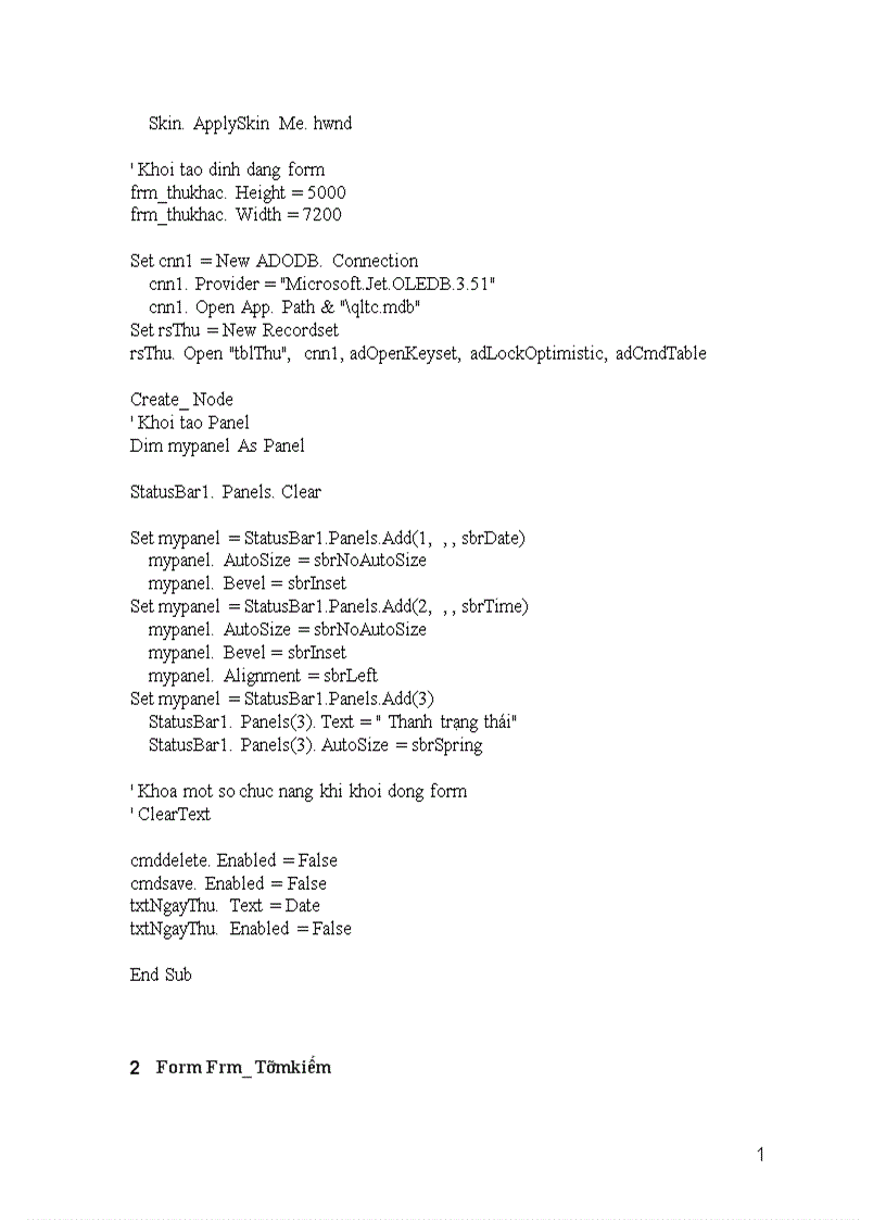 image for page Lập trình vớI ngôn ngữ Visual Basic