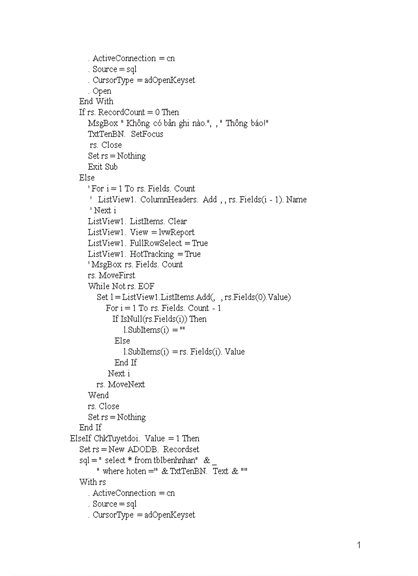 image for page Lập trình vớI ngôn ngữ Visual Basic