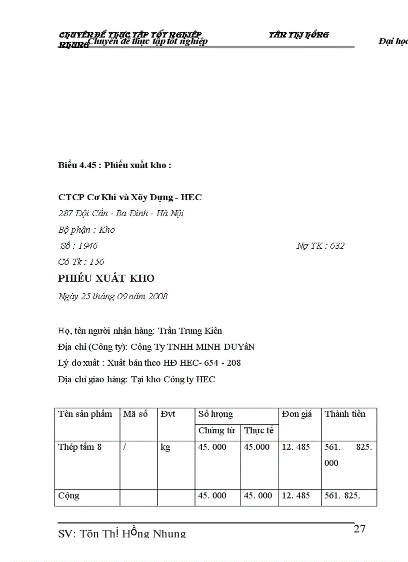 image for page Hoàn thiện kế toán bán hàng và xác định kết quả kinh doanh tại Công ty Cổ Phần Cơ Khí và Xây Dựng HEC 1