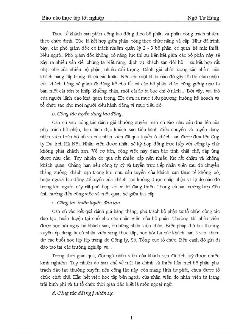 image for page Báo cáo thực tập tại khách sạn Dân Chủ