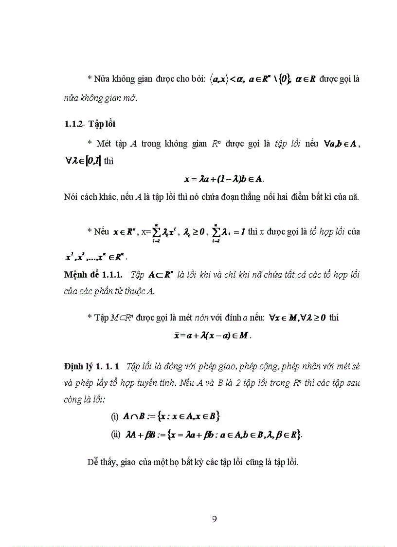 image for page Bài toán qui hoạch tuyến tính đa mục tiêu trong không gian giá trị