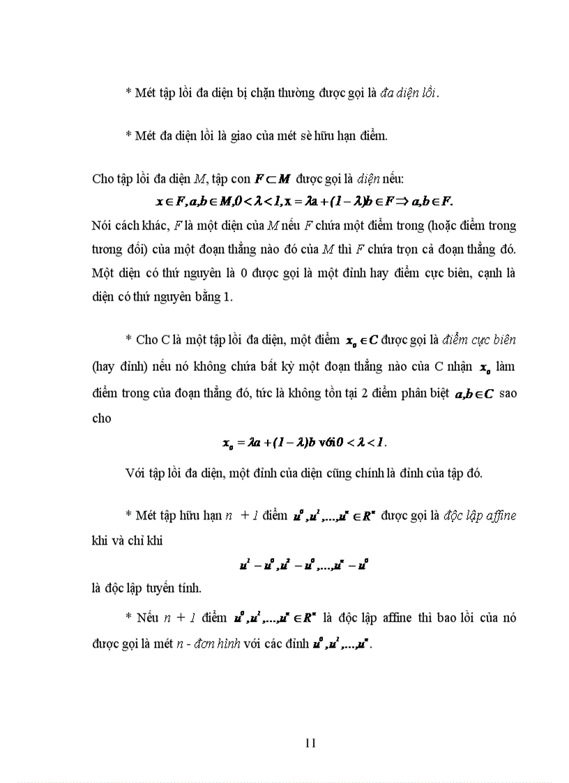 image for page Bài toán qui hoạch tuyến tính đa mục tiêu trong không gian giá trị