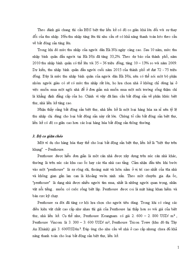image for page Dự báo cầu phân khúc biệt thự liền kề thị trường Hà Nội 1