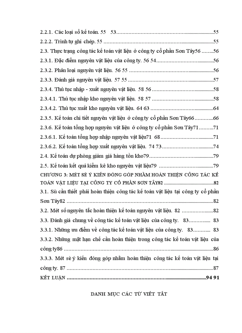 image for page Hoàn thiện công tác kế toán nguyên vật liệu tại Công ty cổ phần Sơn Tây Tỉnh Hà Tây 1