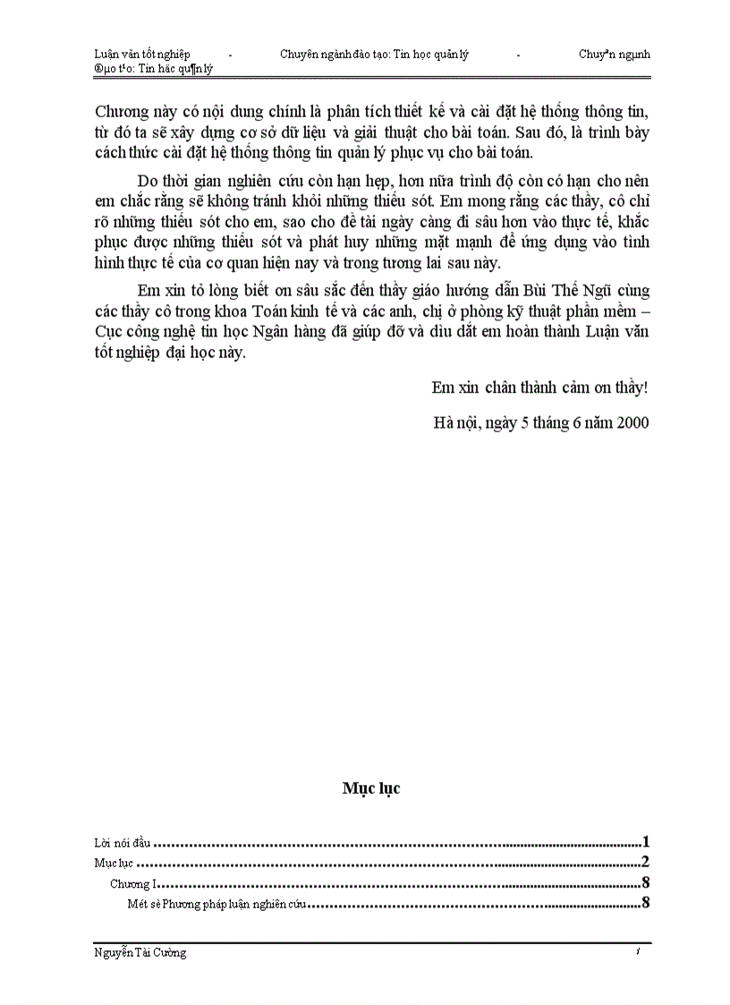 image for page Tin học hoá công tác quản lý tiền gửi tiết kiệm cho các Ngân hàng thương mại quốc doanh và hệ thống Ngân hàng Việt nam