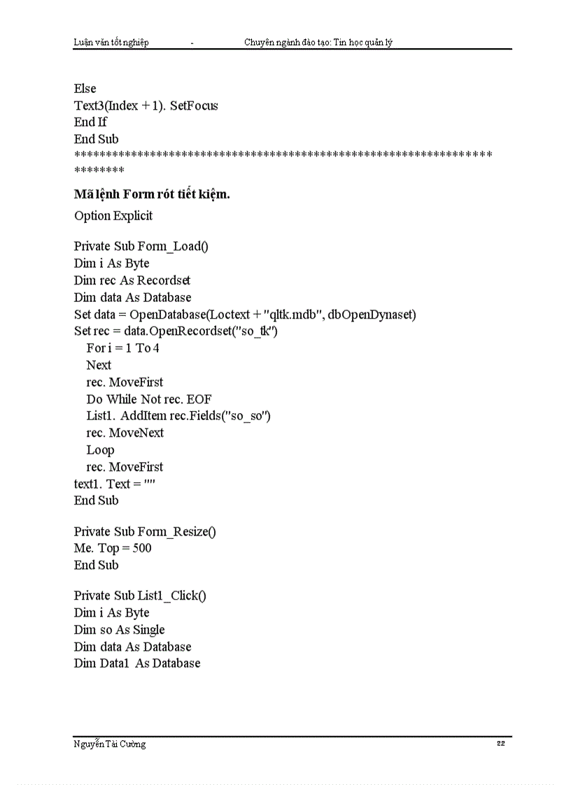 image for page Tin học hoá công tác quản lý tiền gửi tiết kiệm cho các Ngân hàng thương mại quốc doanh và hệ thống Ngân hàng Việt nam