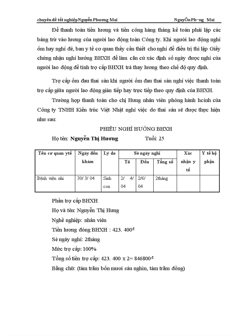 image for page Kế toán tiền lương và các khoản trích theo lương ở Công ty TNHH Kiến trúc Việt Nhật 1