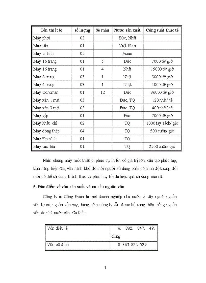 image for page Báo cáo thực tập tại công ty in Công đoàn 1