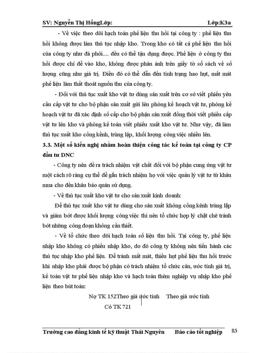 image for page thực trạng công tác kế toán nguyên vật liệu và công cụ dụng cụ tại công ty cổ phần đầu tư dnc 1