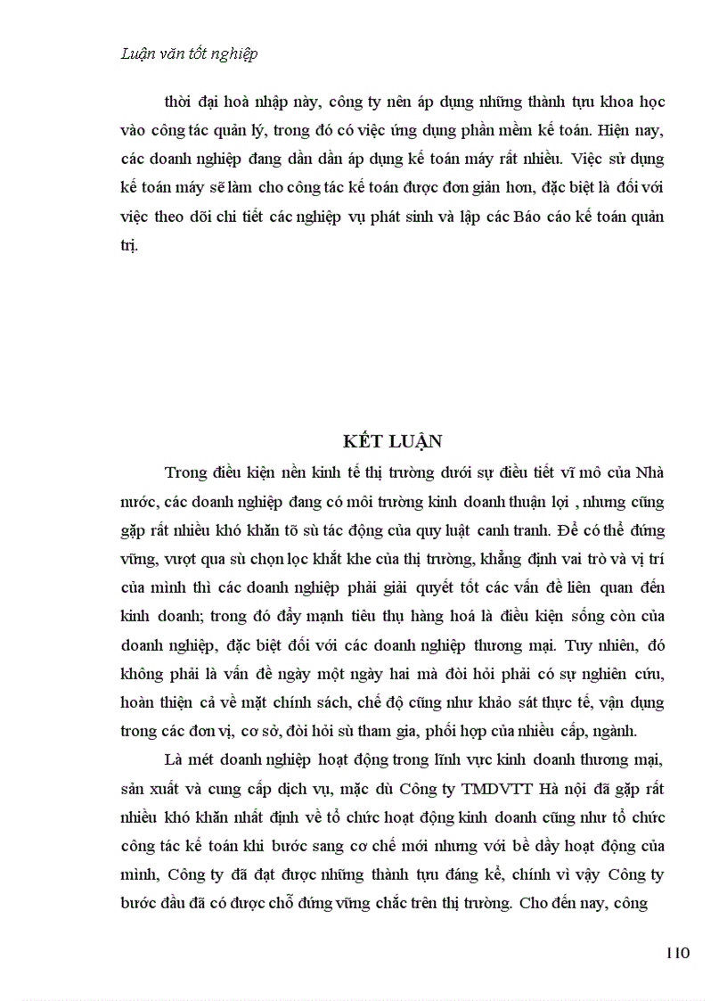 image for page Hoàn thiện kế toán nghiệp vụ bán hàng tại công ty Thương mại Dịch vụ Thời trang Hà nội 1