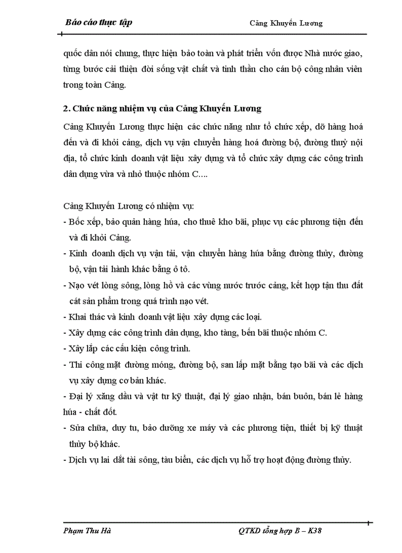 image for page Công tác đào tạo bồi dưỡng và phát triển nguồn nhân lực ở cảng Khuyến Lương 1