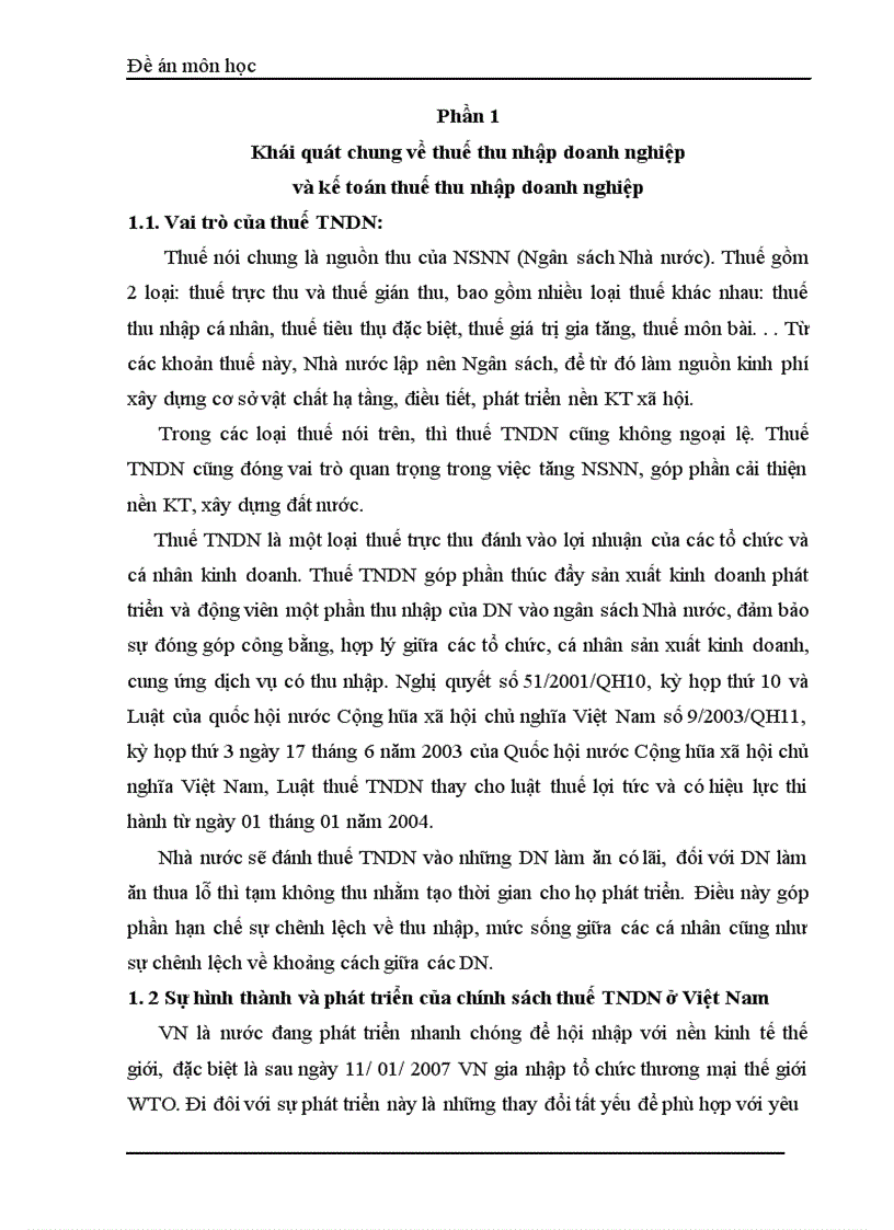 image for page Bàn về chế độ hạch toán thuế thu Nhập Doanh Nghiệp ở VN hiện nay