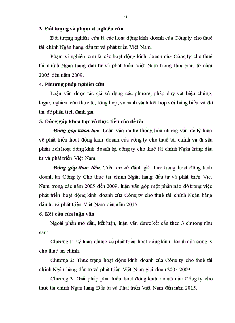 image for page Phát triển hoạt động kinh doanh của Công ty cho thuê tài chính Ngân hàng Đầu tư và Phát triển Việt Nam đến năm 2015 1