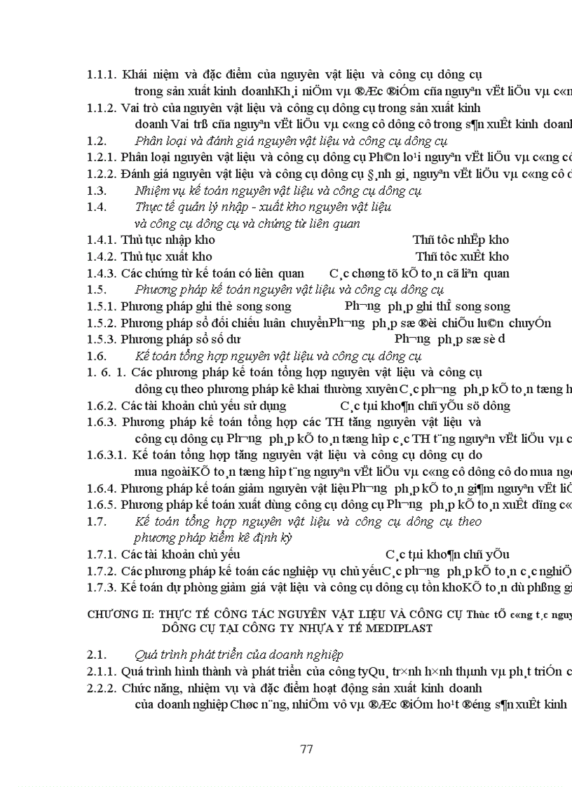 image for page Kế toán nguyên liệu vật liệu và công cụ dụng cụ tại công ty Nhựa y tế Tổng công ty thiết bị nhựa y tế Việt Nam 1