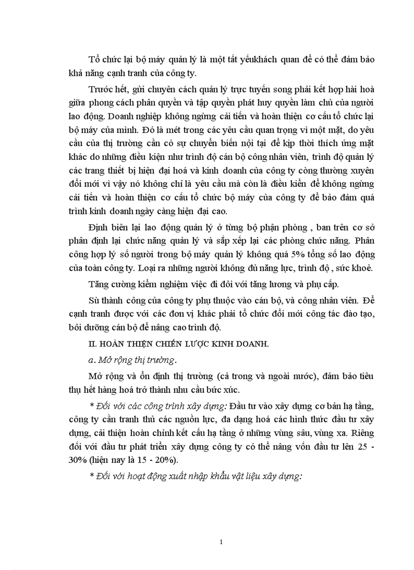image for page Một số kiến nghị đối với công ty xây lắp XNK vật liệu xây dựng kỹ thuật NSTREXIM