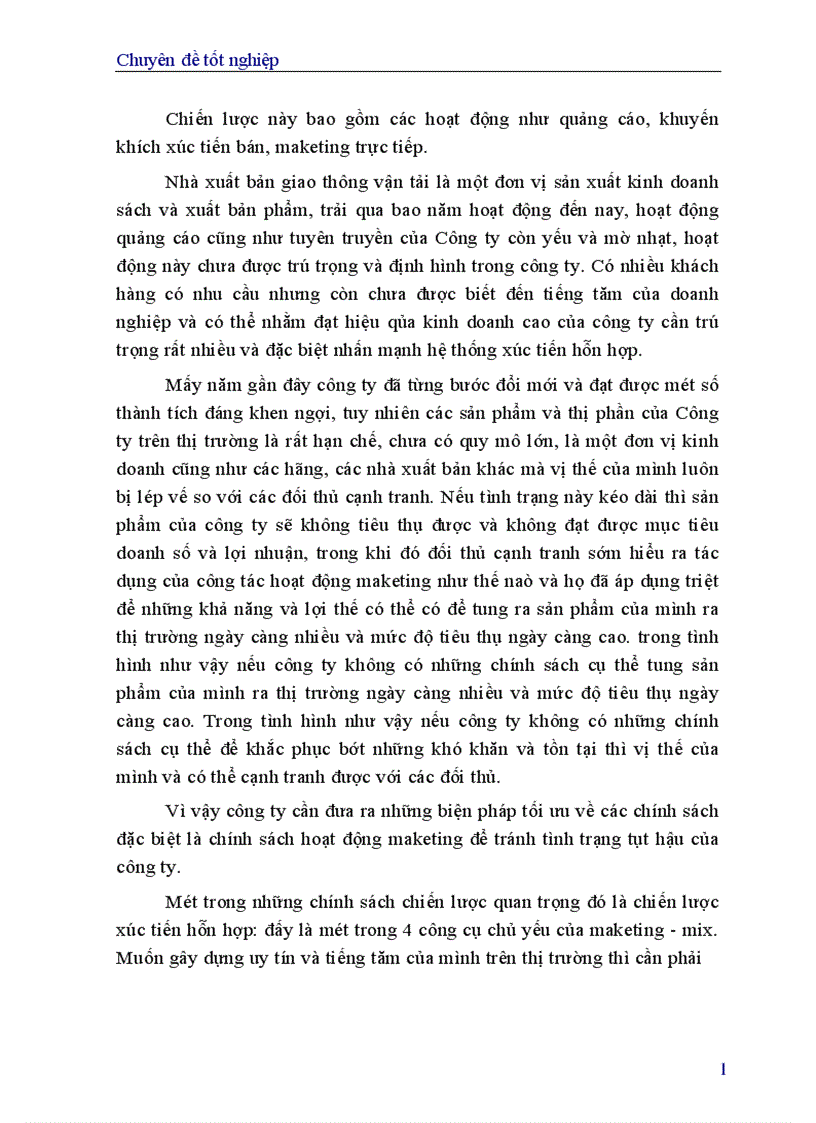 image for page Một số giải pháp marketing nhằm nâng cao hiệu quả sản xuất kinh doanh của Nhà xuất bản Giao thông vận tải 1