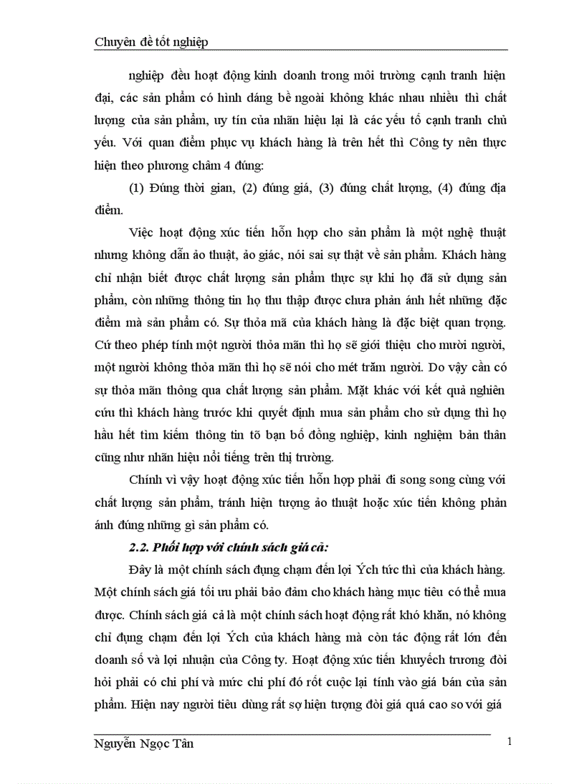 image for page Hoàn thiện giải pháp marketing hỗn hợp nhằm phát triển thị trường nước khoáng của công ty TNHH Sana 1