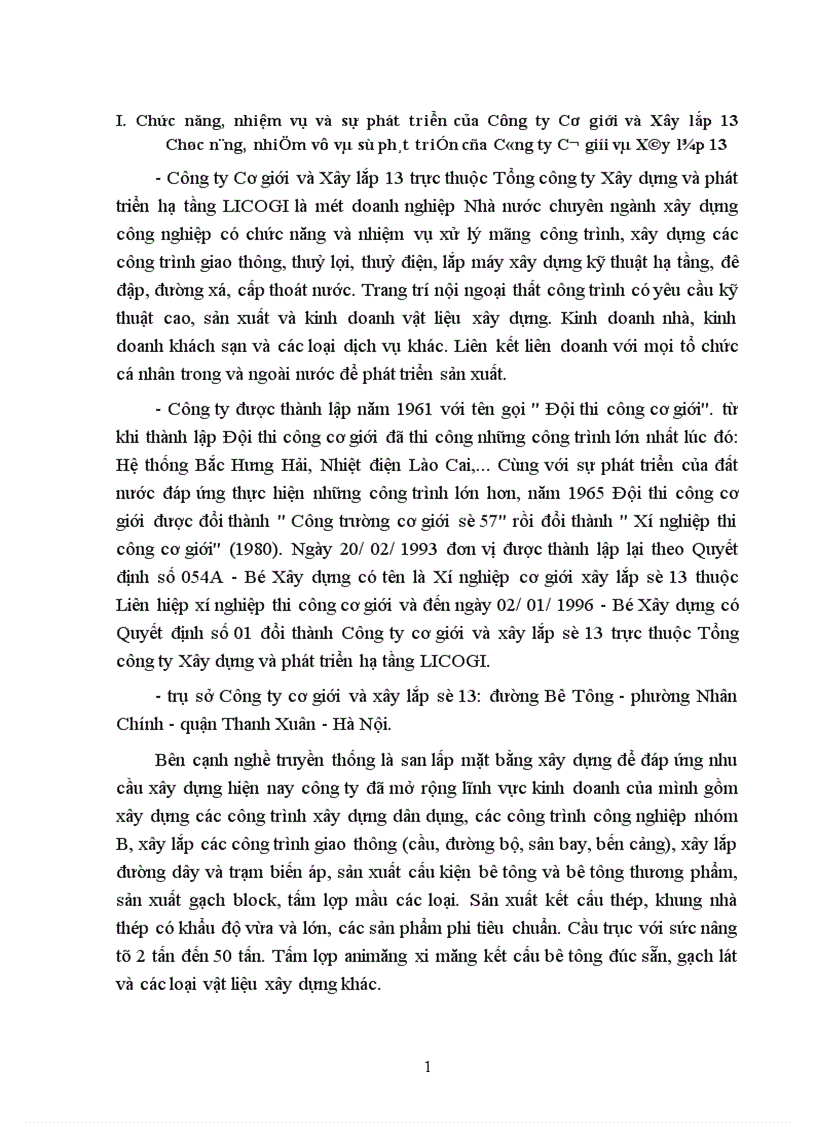 image for page Báo cáo thực tập tổng hợp của Công ty Cơ giới và Xây lắp