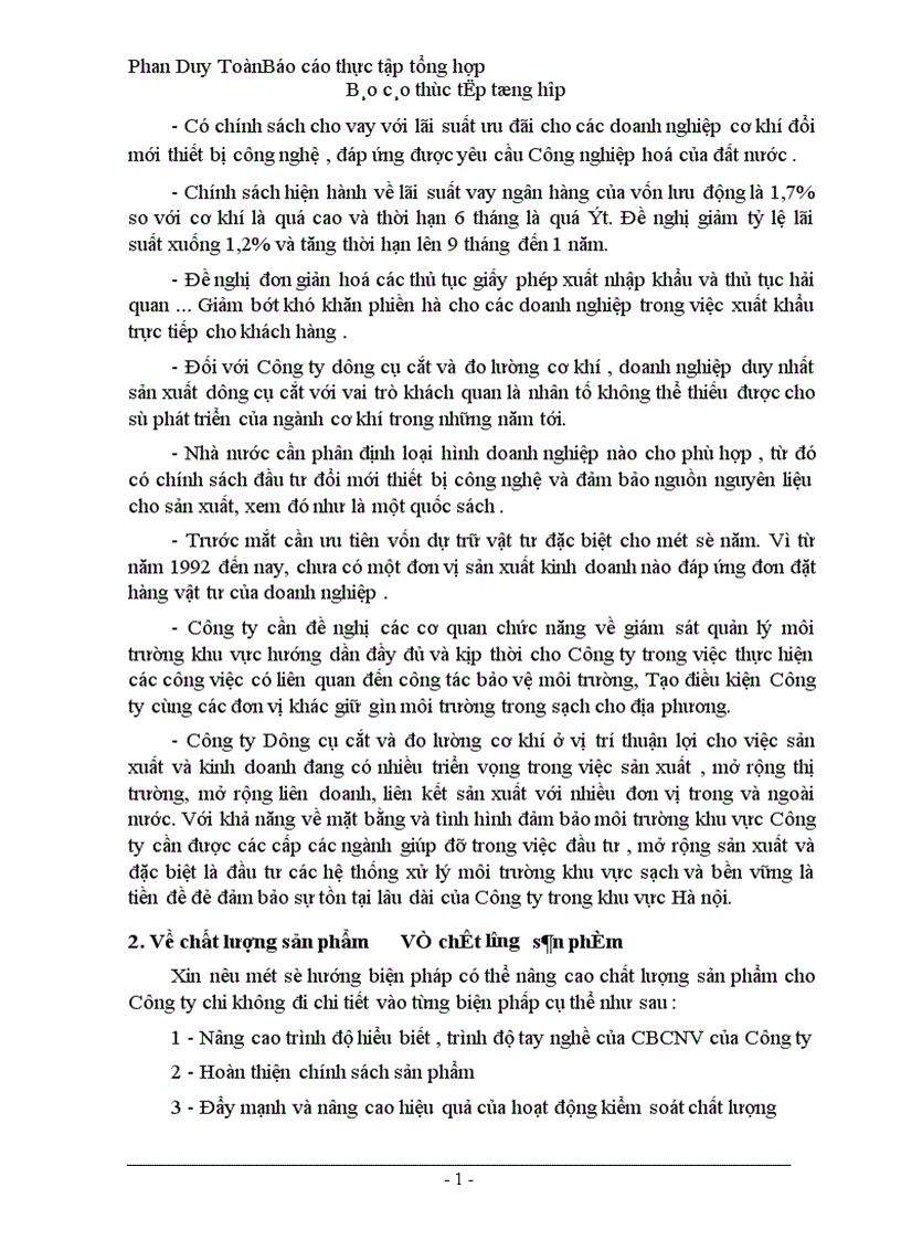 image for page Báo cáo thực tập tổng hợp của Công ty Dụng cụ cắt và đo lơường cơ khí