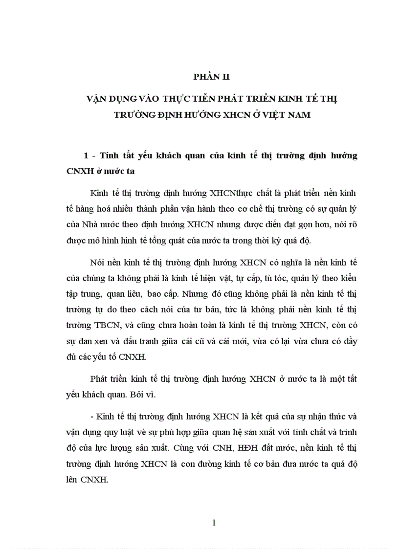 image for page Vận dụng vào quá trình hình thành và phát triển kinh tế thị trường định hướng XHCN ở Việt nam