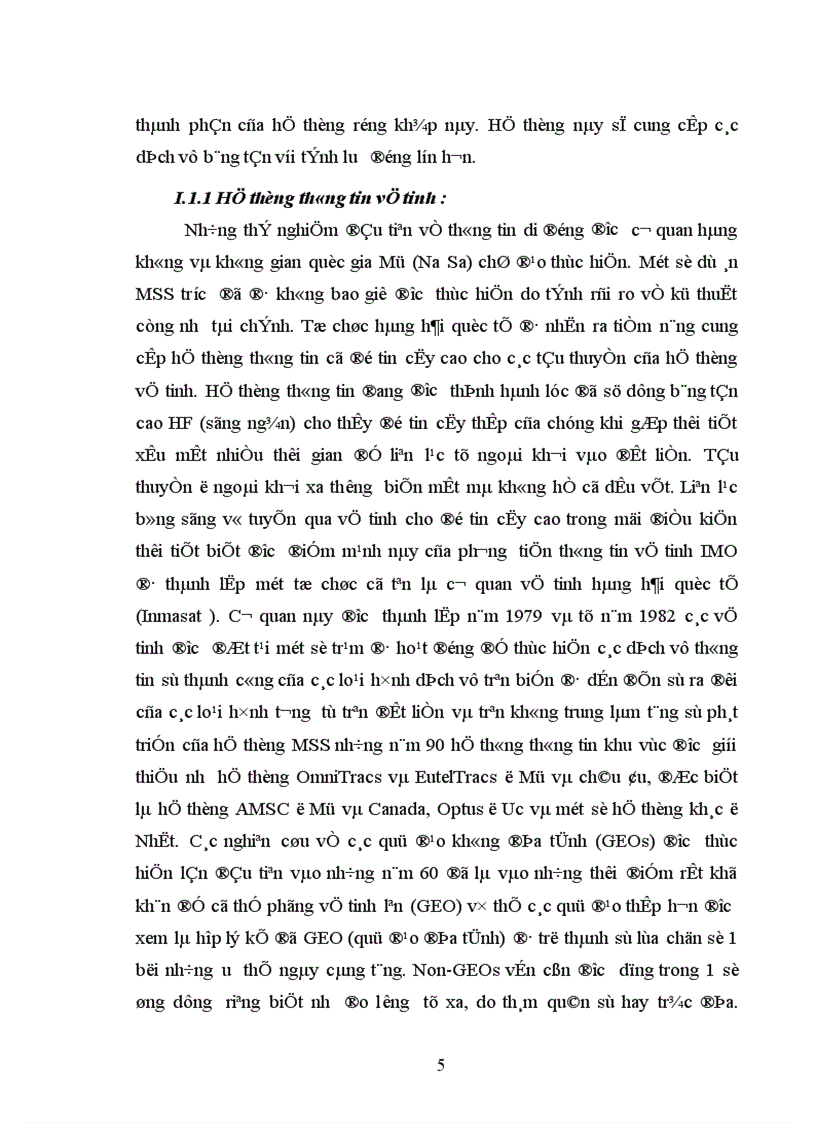 image for page Nghiên cứu cấu trúc của hệ thống thông tin di động vệ tinh