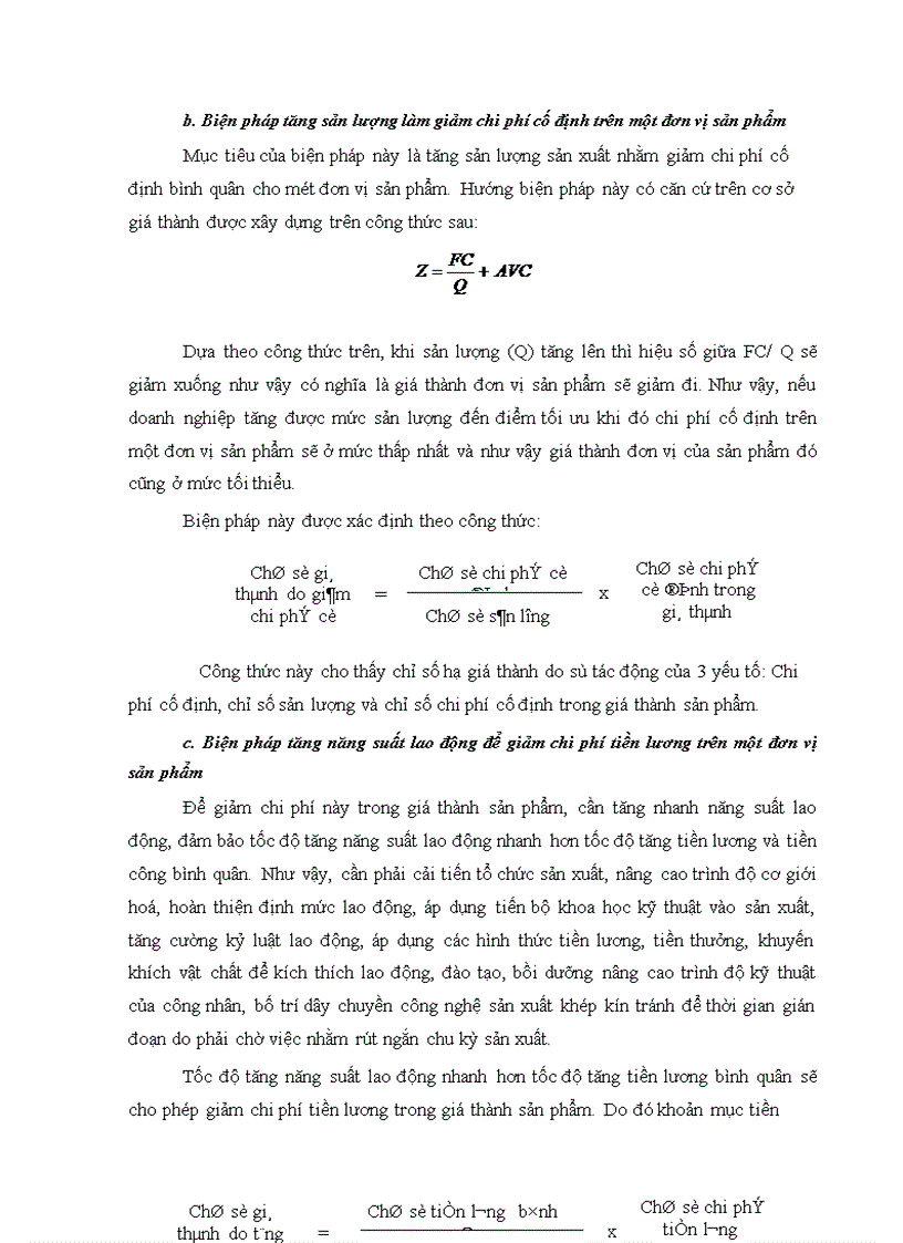image for page Phân tích chi phí sản xuất kinh doanh và các biện pháp hạ giá thành sản phẩm tại Công ty Dệt may Hà Nội 1