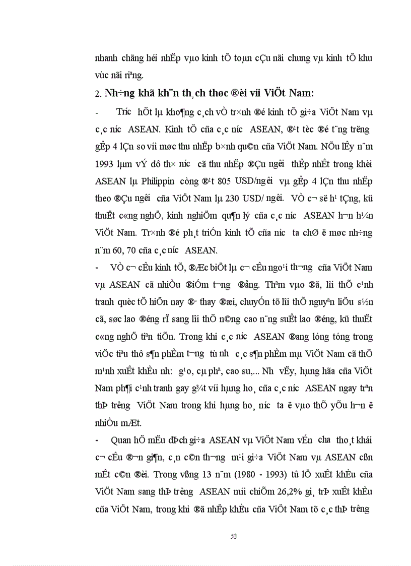 image for page Đánh giá triển vọng quan hệ kinh tế Việt Nam ASEAN