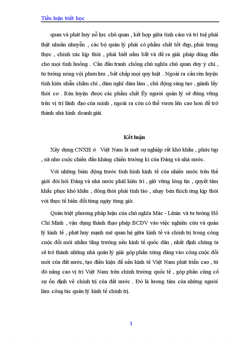 image for page Mối quan hệ biện chứng giữa vật chất và ý thức trong nền kinh tế nước ta hiện nay 1