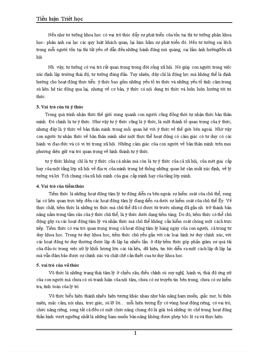 image for page Vai trò của ý thức trong đời sống xã hội và sự vận dụng của Đảng Cộng Sản Việt Nam trong quá trình đổi mới kinh tế hiện nay 1