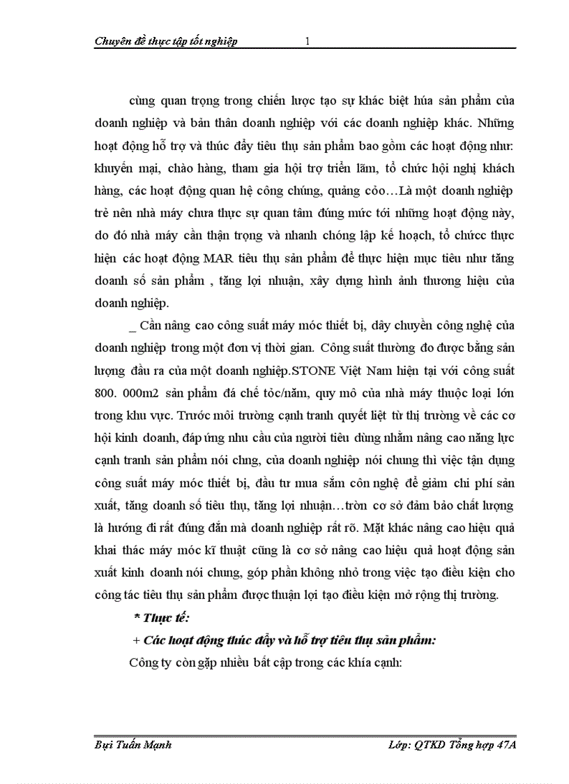 image for page Đẩy mạnh hoạt động tiêu thụ sản phẩm của công ty cổ phần Chế tác đá Bretonstone và Terastone Việt Nam 1