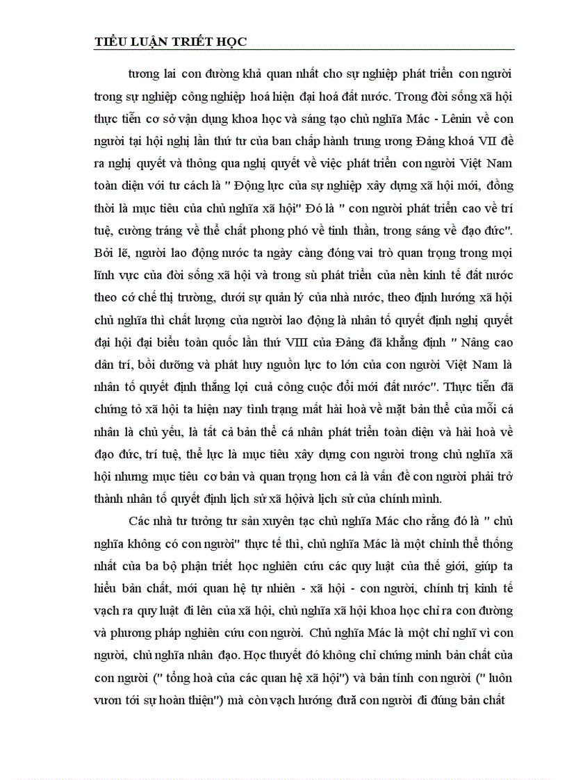 image for page Quan điểm của chủ nghĩa Mác về con người 1