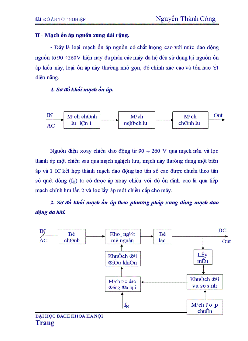 image for page Khối ổn áp nguồn trong máy thu hình màu