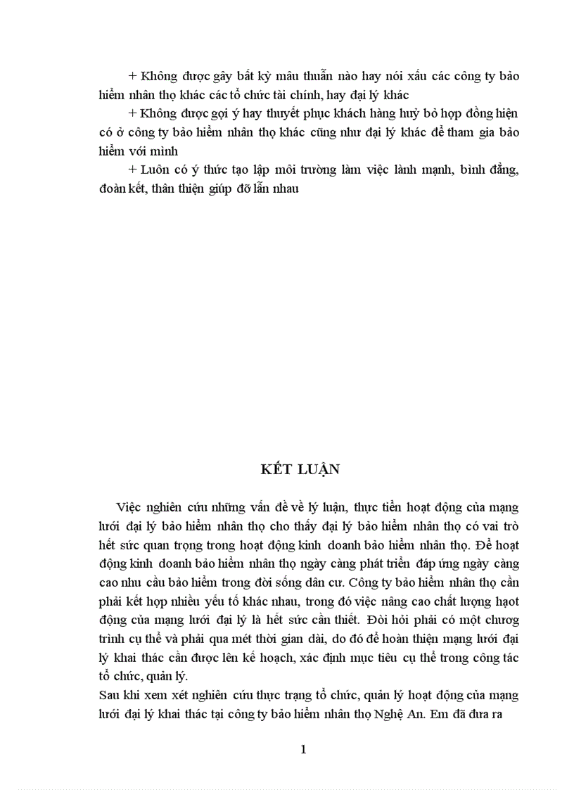 image for page Tổ chức và quản lý mạng lưới đại lý khai thác bảo hiểm nhân thọ tại công ty bảo hiểm nhân thọ Nghệ An 1