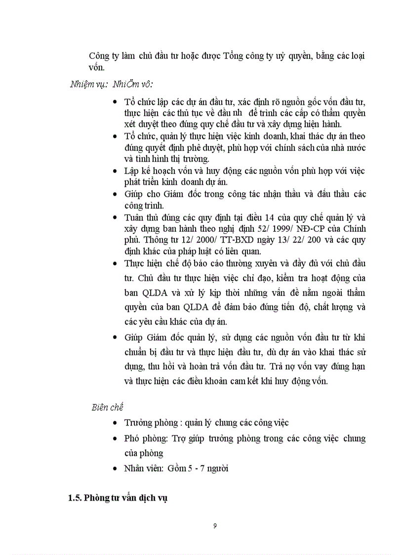 image for page Tình hình đấu thầu tại Công ty Đầu Tư và phát triển nhà ở Hà Nội và một và kiến nghị