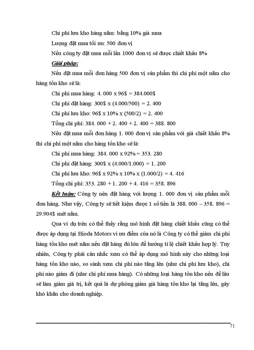 image for page Giải pháp nâng cao hiệu quả quản lý hàng tồn kho tại Công ty Liên doanh Hioda Motors