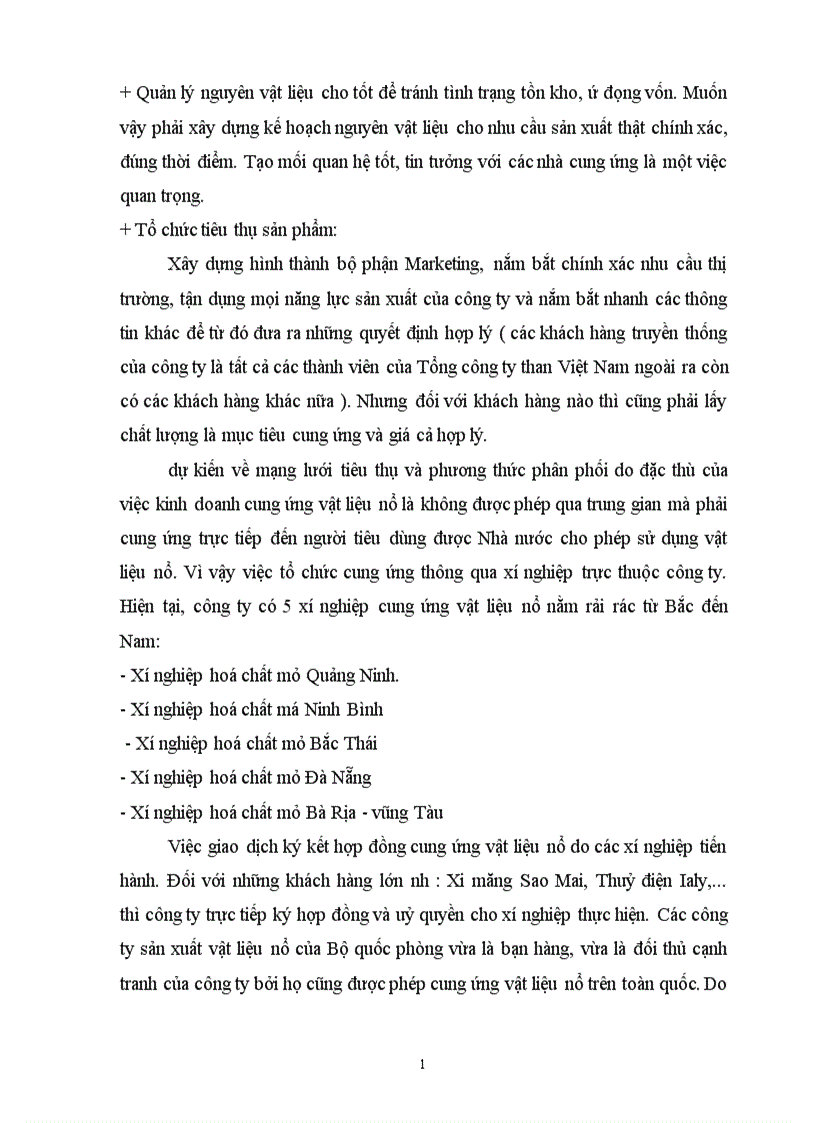 image for page Một số giải pháp để tạo vốn và nâng cao hiệu quả sử dụng vốn ở Công ty hoá chất mỏ