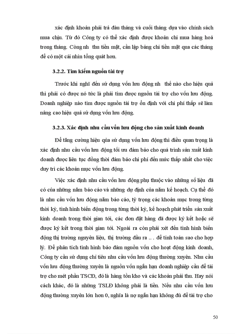 image for page Giải pháp nhằm nâng cao hiệu qủa sử dụng vốn lưu động tại Công ty liên doanh Việt Pháp sản xuất thức ăn gia súc Proconco chi nhánh miền Bắc 1