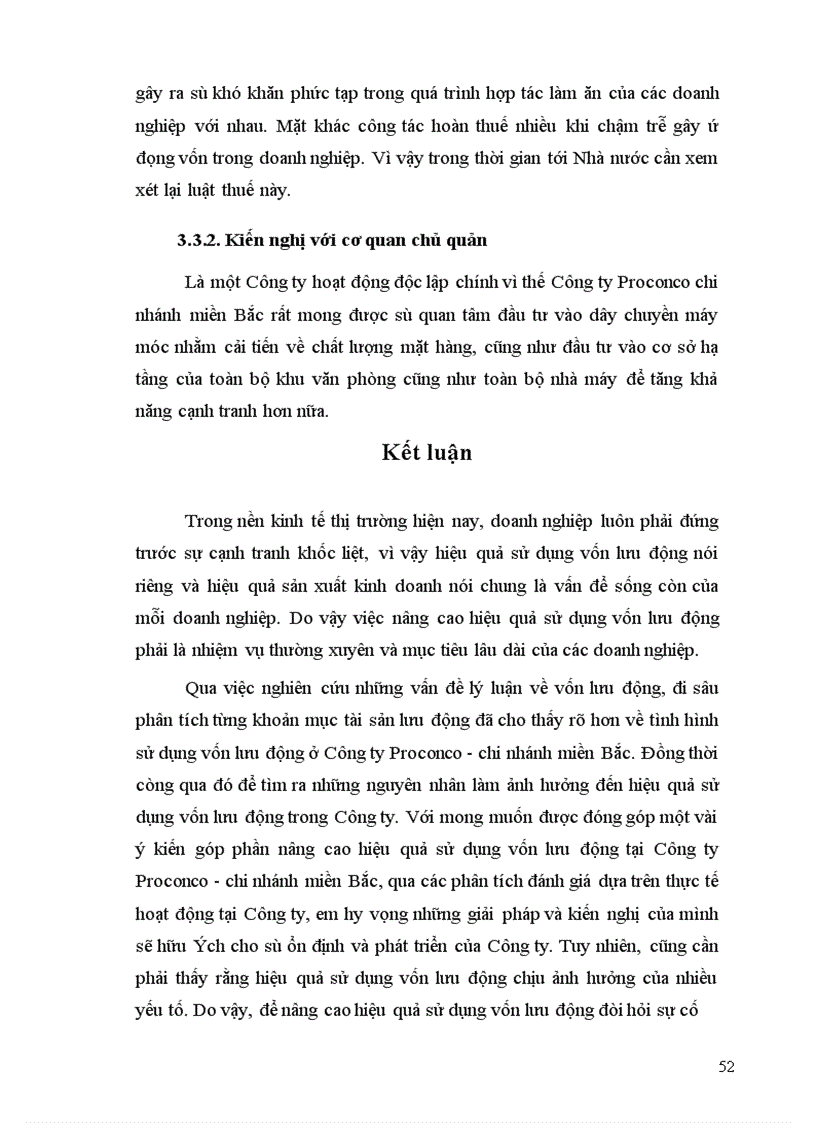 image for page Giải pháp nhằm nâng cao hiệu qủa sử dụng vốn lưu động tại Công ty liên doanh Việt Pháp sản xuất thức ăn gia súc Proconco chi nhánh miền Bắc 1