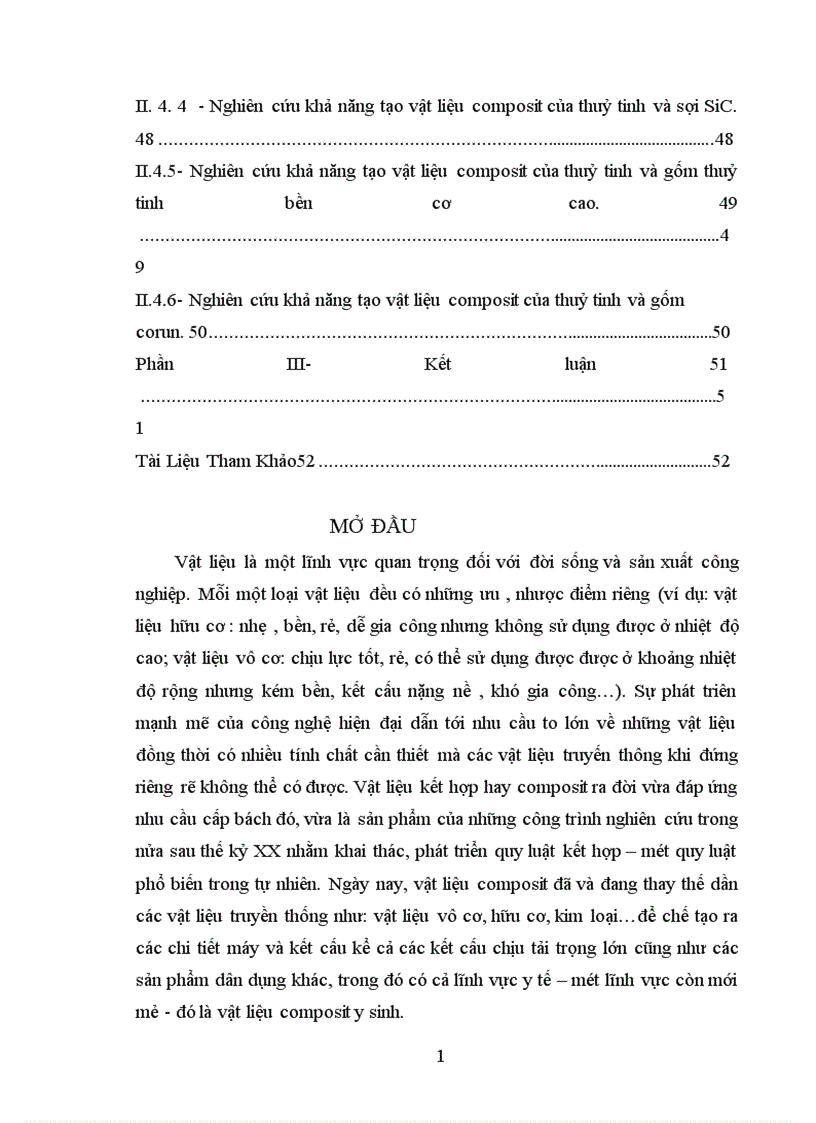 image for page Tổng quan về vật liệu composit