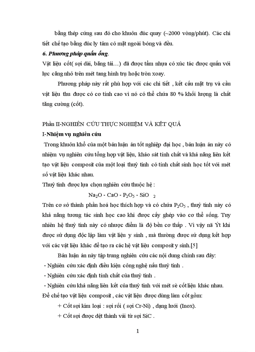 image for page Tổng quan về vật liệu composit